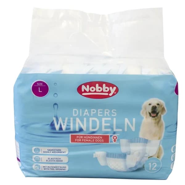 Памперс гащи за женски кучета - L