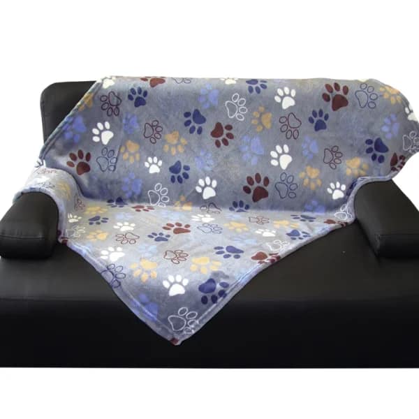 Поларено одеяло LISSI Classic тъмно сиво 100*150см - Image 3