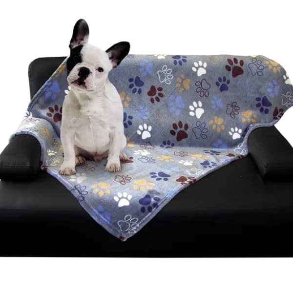 Поларено одеяло LISSI Classic тъмно сиво 100*150см - Image 2