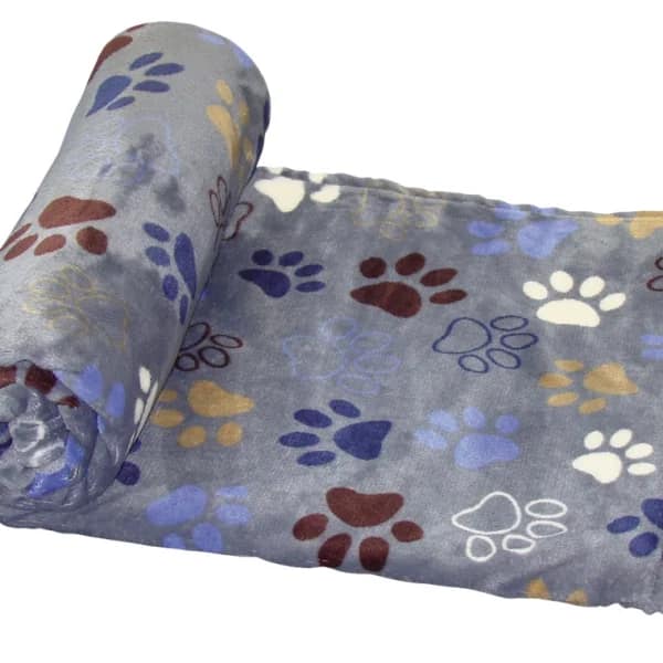 Поларено одеяло LISSI Classic тъмно сиво 100*150см