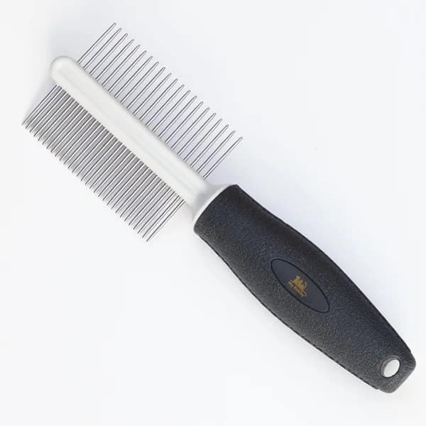 Гребен двустранен с кожена дръжка MY HOBBY