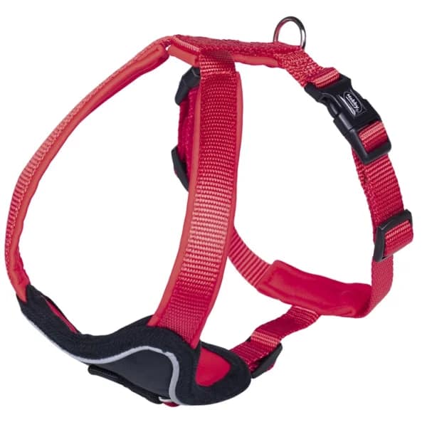 Нагръдник Komfort CLASSIC PRENO 25 мм./35-45 см. червен/червен