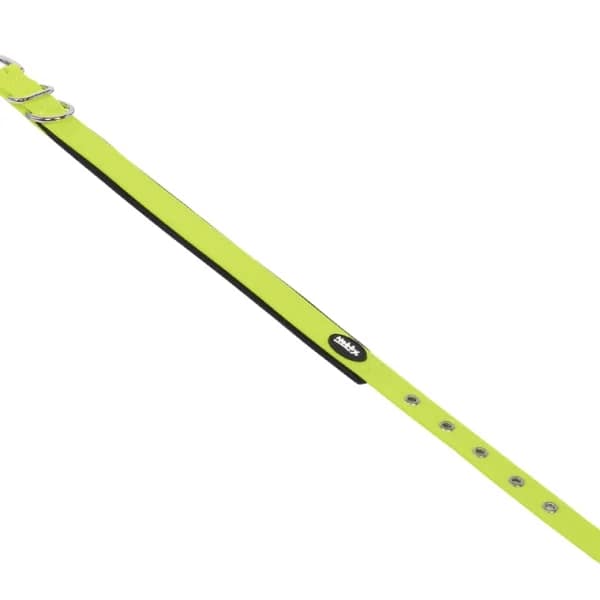 Нашийник COVER с PVC покритие 40-50 см./25 мм. неон-жълт