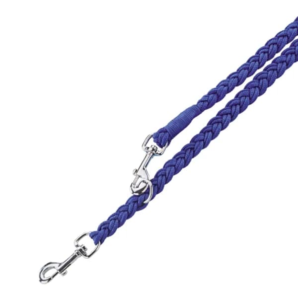Повод плетено въже 16 мм./200 см. син