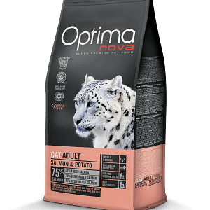 OPTIMA NOVA CAT Adult Salmon & Potato - Сьомга и Картоф 8кг
