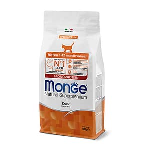 MONO CAT KITTEN DUCK 0.4 KG - с ПАТЕШКО за КОТКИ